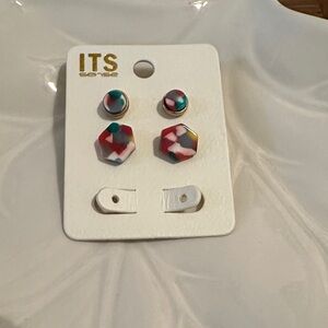 Multicolor Earrings Set